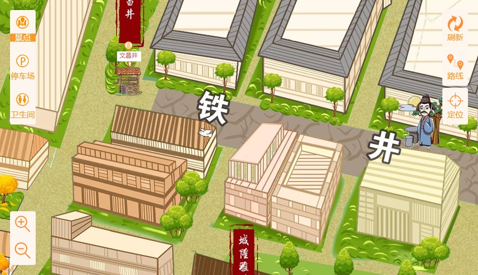 山阳智慧景区：手绘地图与语音导览的完美融合