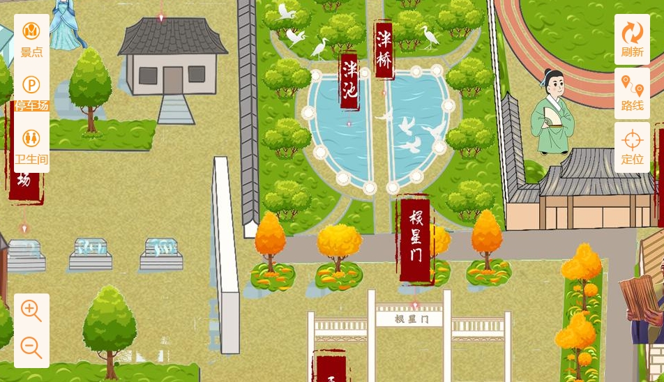 山阳手绘地图景区语音讲解导览系统：智慧景区建设的基石