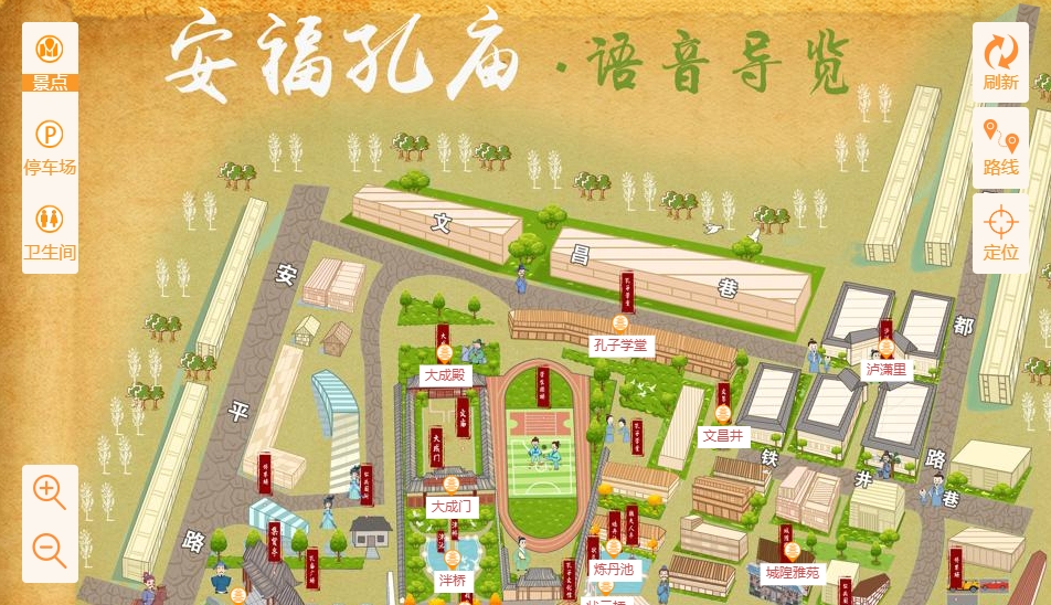 山阳手绘地图：智慧景区智能化服务的延伸